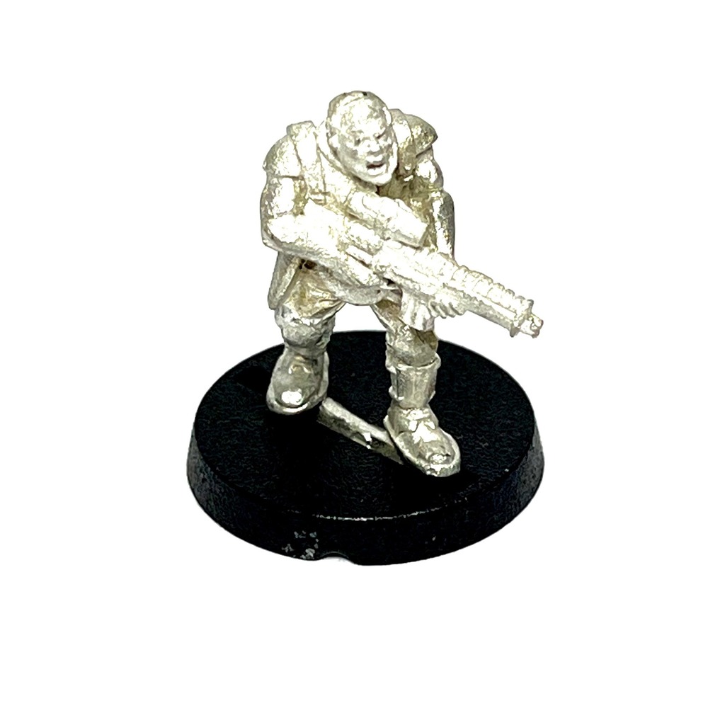 Warzone Mutant Chronicles Capitol Heavy Infantry Trooper Metal © Stamp OOP 1995